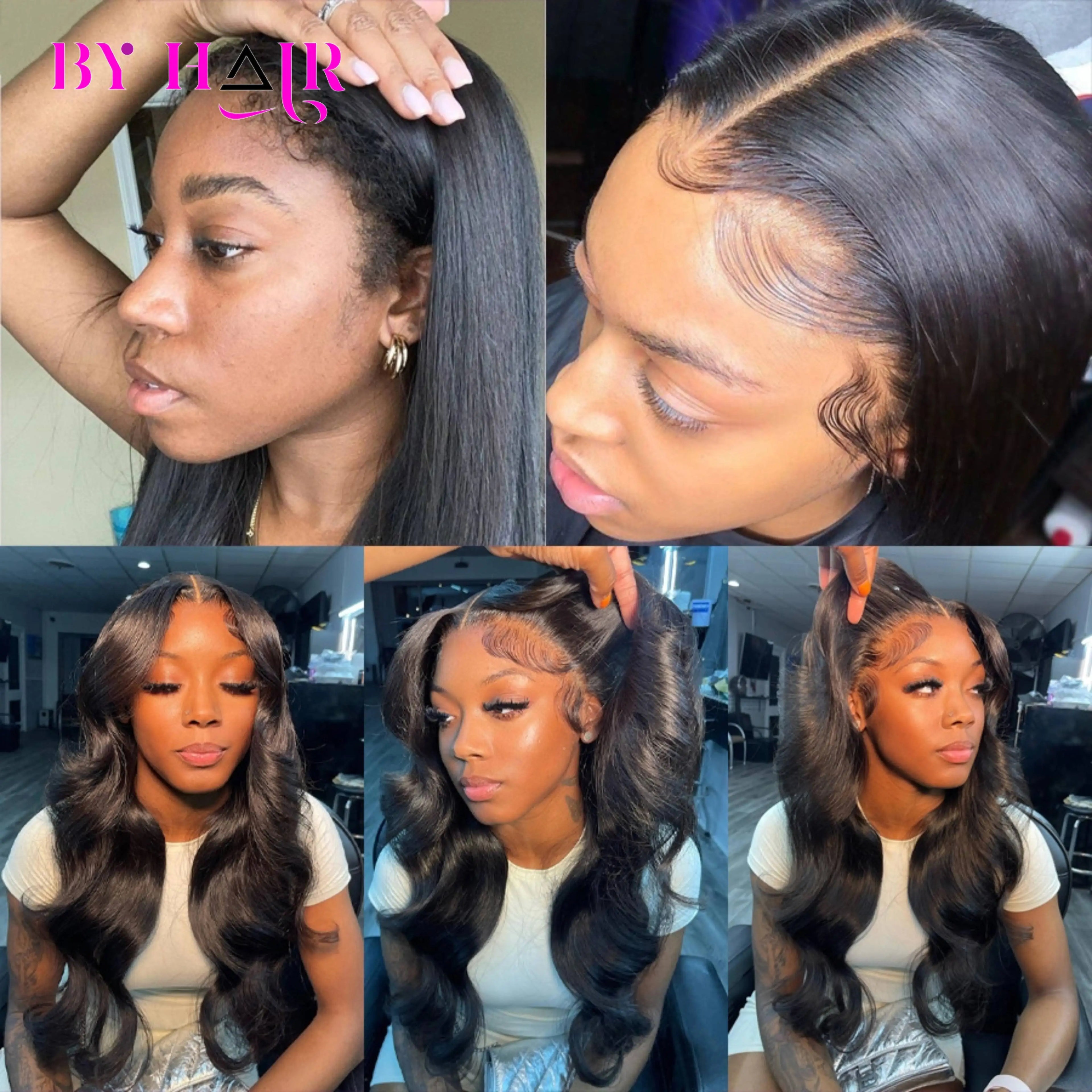 26" Body Wave Bundles with 2x6 Closure - 3/4 Brazilian Human Hair Weave | Natural HD Lace