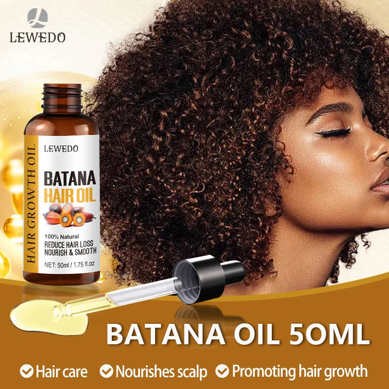 Batana Oil Hair Growth Serum - Fast Growing Anti-Hair Loss Treatment | Natural Repair for Damaged Hair