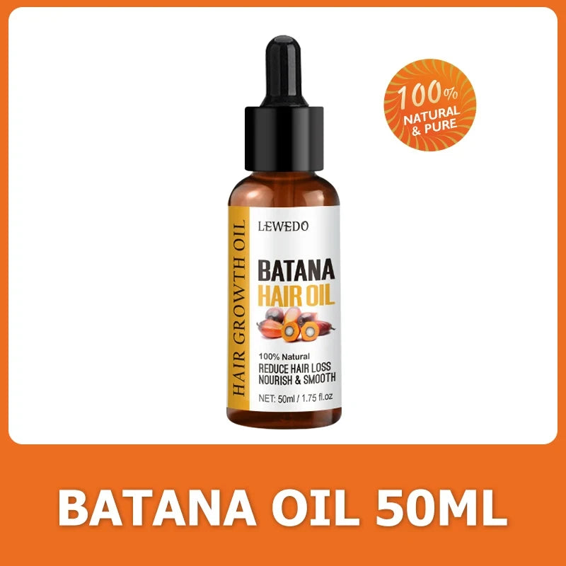 Batana Oil Hair Growth Serum - Fast Growing Anti-Hair Loss Treatment | Natural Repair for Damaged Hair
