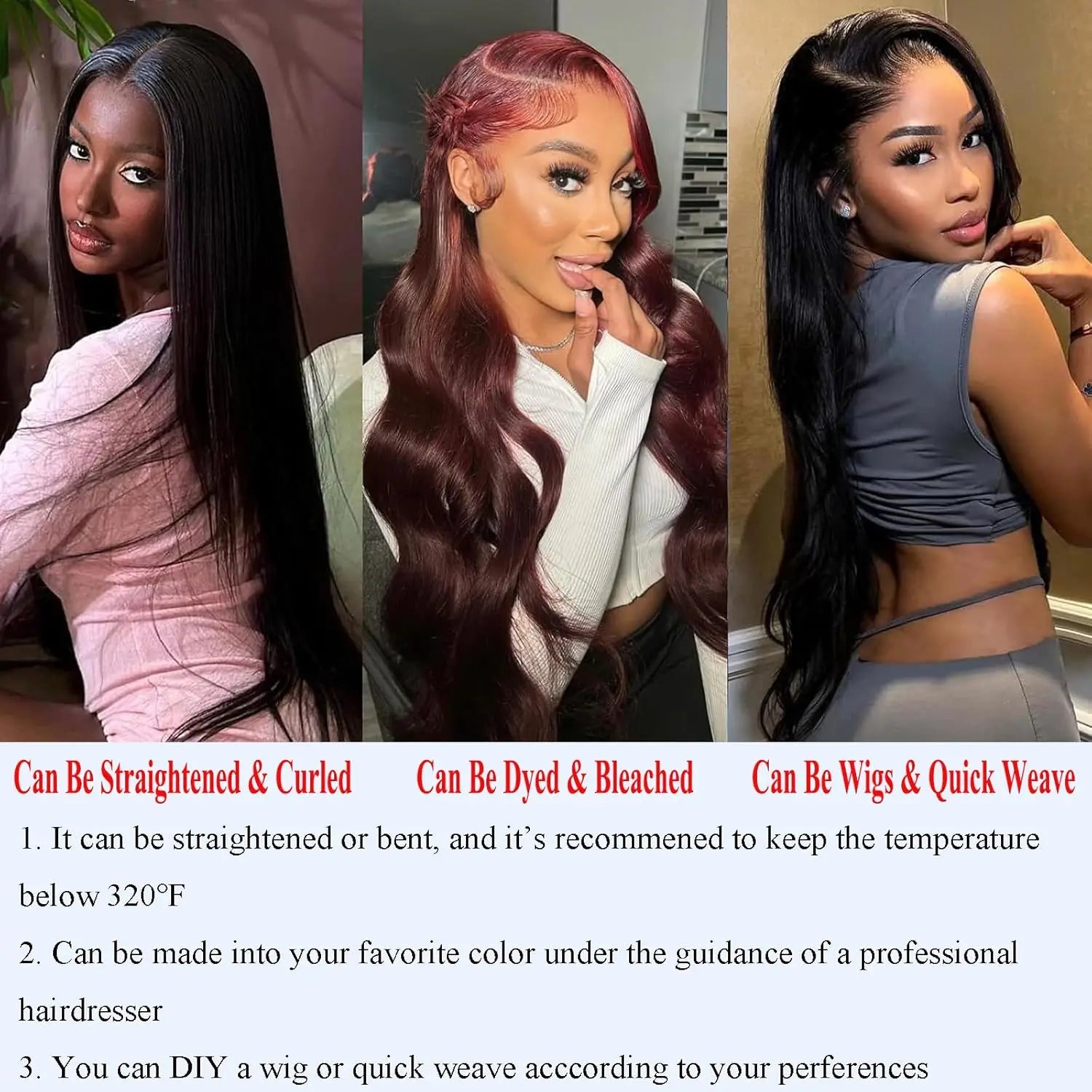 40" Body Wave Human Hair Bundles - 12A Grade Brazilian Virgin Hair | 3/4 Pcs Raw Unprocessed Weave