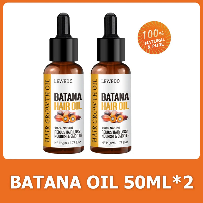 Batana Oil Hair Growth Serum - Fast Growing Anti-Hair Loss Treatment | Natural Repair for Damaged Hair