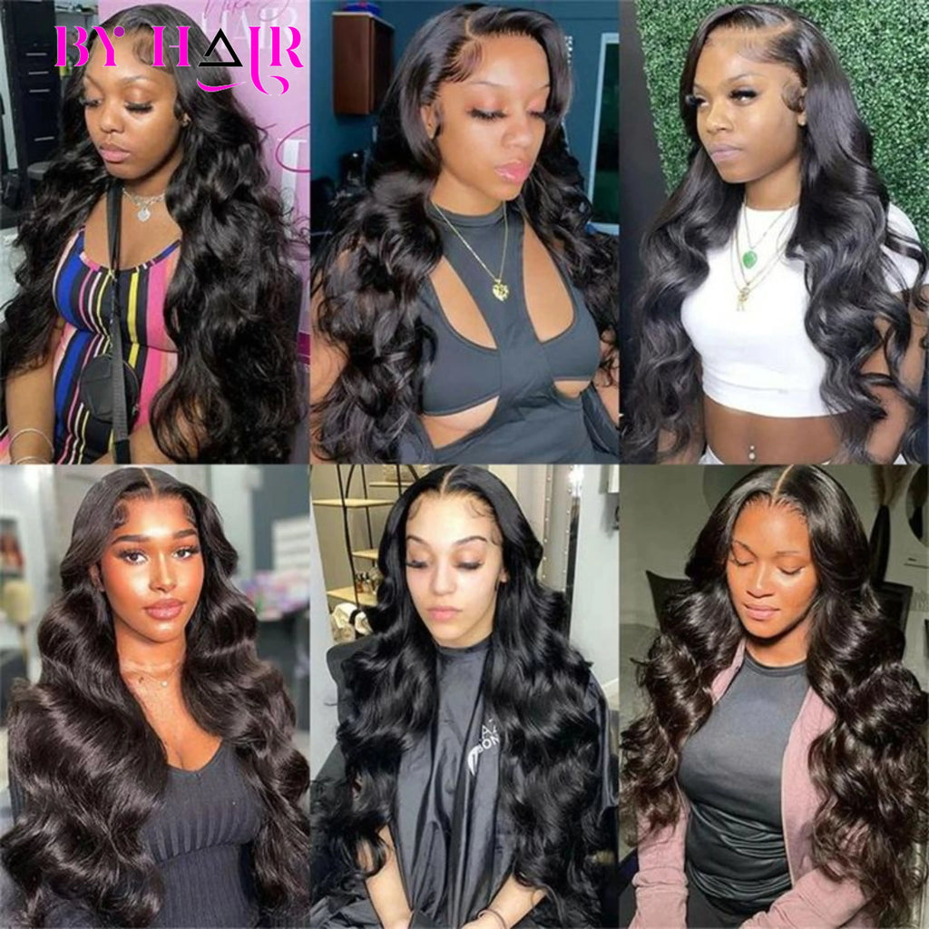 26" Body Wave Bundles with 2x6 Closure - 3/4 Brazilian Human Hair Weave | Natural HD Lace